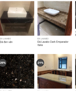 bàn lavabo đá