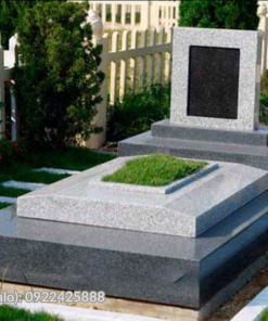 Đá ốp mộ granite màu xám