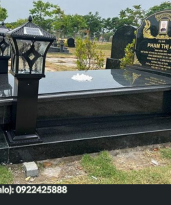 Đá ốp mộ marble màu đen