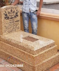 Đá ốp mộ marble màu vàng