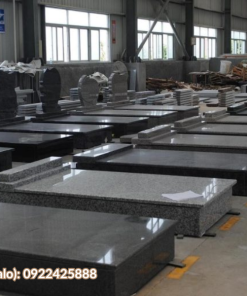 Đá ốp mộ marble màu xám