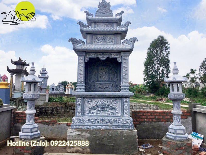 Lăng mộ đá đơn kiểu dáng cao