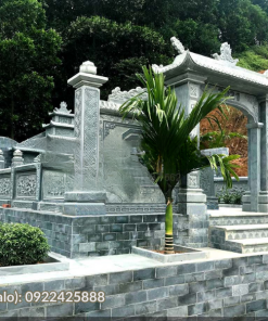 khuôn viên lăng mộ đá