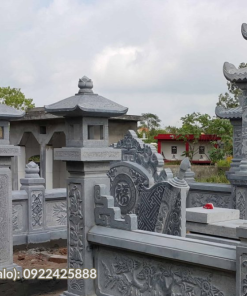 Mẫu khuôn viên lăng mộ đá đẹp