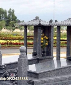 mẫu lăng mộ đá đôi