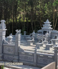 Mẫu khuôn viên lăng mộ đá đẹp