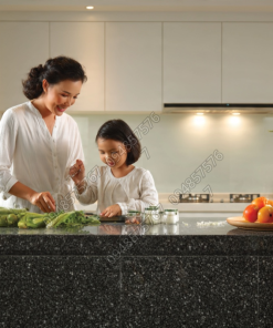 Đá granite đen lông chuột