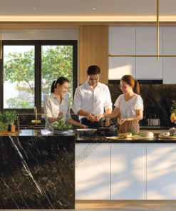 Đá granite đen tia chớp