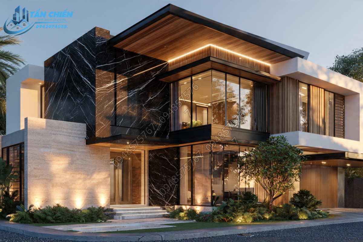 Đá granite đen tia chớp