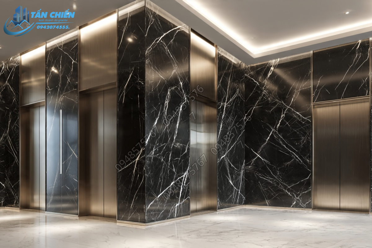 Đá granite đen tia chớp