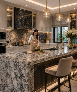 Đá granite trắng Alaska