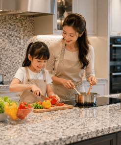 Đá granite trắng suối lau