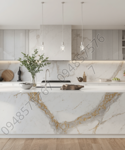 Đá nung kết calacatta sun nhập khẩu