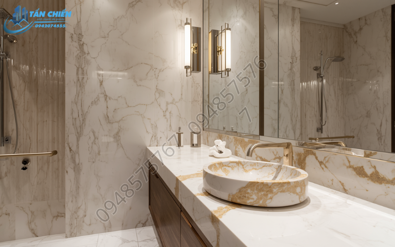 Đá nung kết calacatta sun nhập khẩu