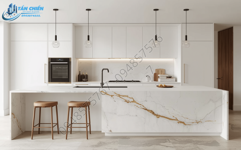 Đá nung kết calacatta sun nhập khẩu