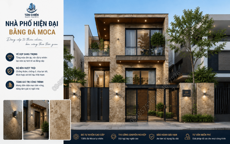 Thi Công Đá Ốp Tường Đẹp Sang Trọng Chuẩn Kỹ Thuật