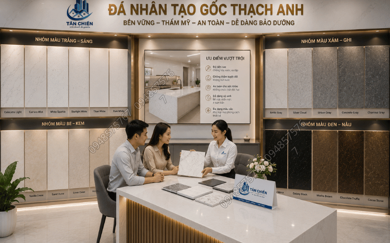 Thi Công Đá Ốp Tường Đẹp Sang Trọng Chuẩn Kỹ Thuật