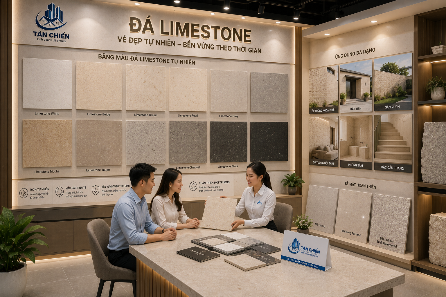 Thi Công Đá Ốp Tường Đẹp Sang Trọng Chuẩn Kỹ Thuật