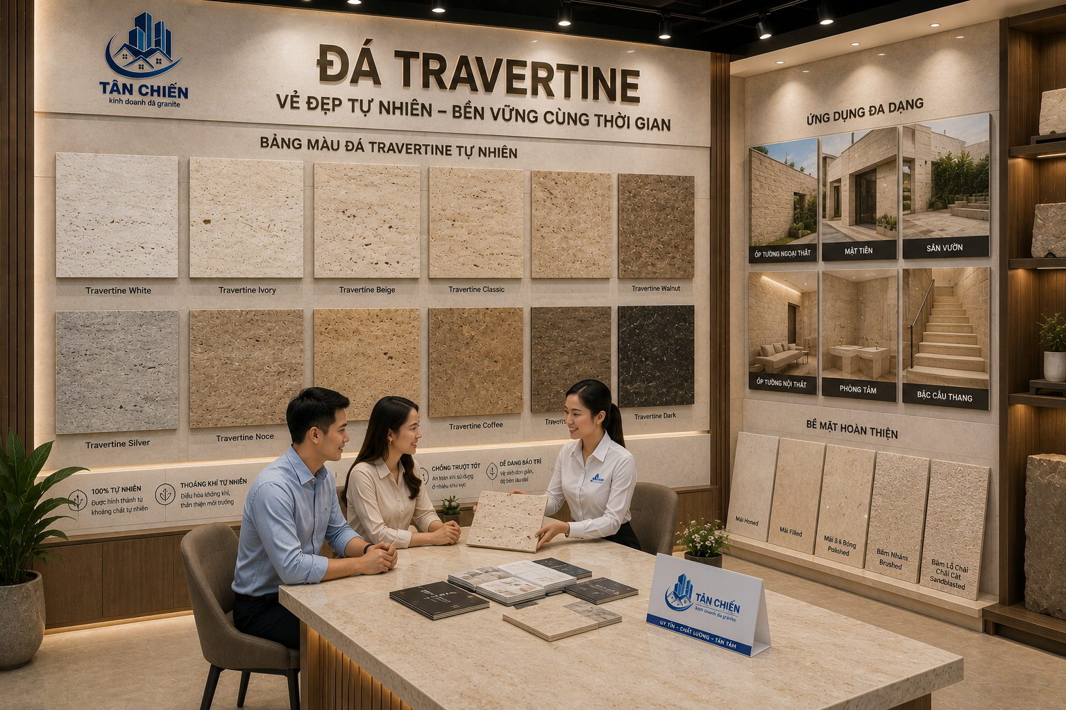 Thi Công Đá Ốp Tường Đẹp Sang Trọng Chuẩn Kỹ Thuật