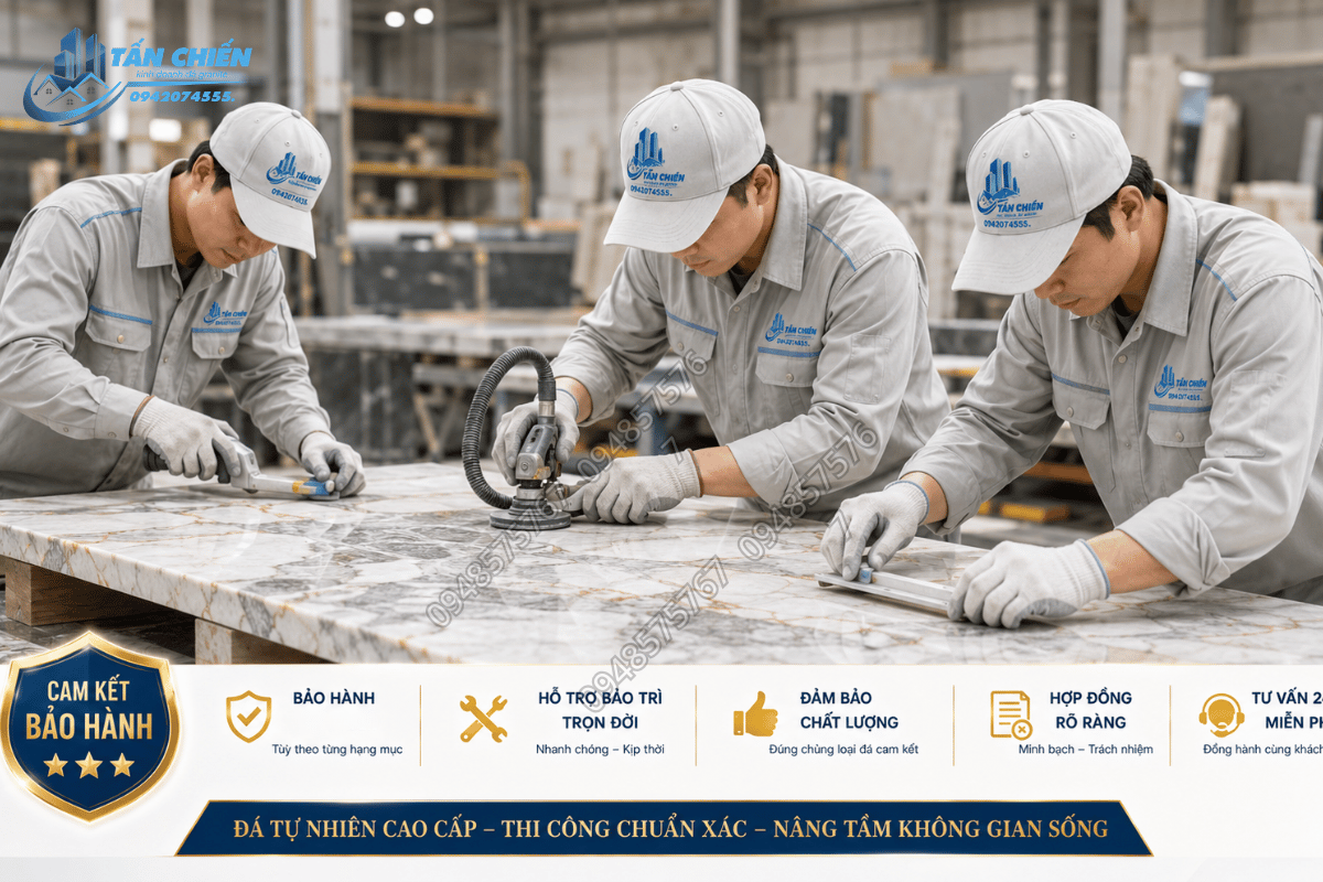 Thi Công Ốp Đá Cầu Thang Bền Đẹp Chuẩn Từng Chi Tiết