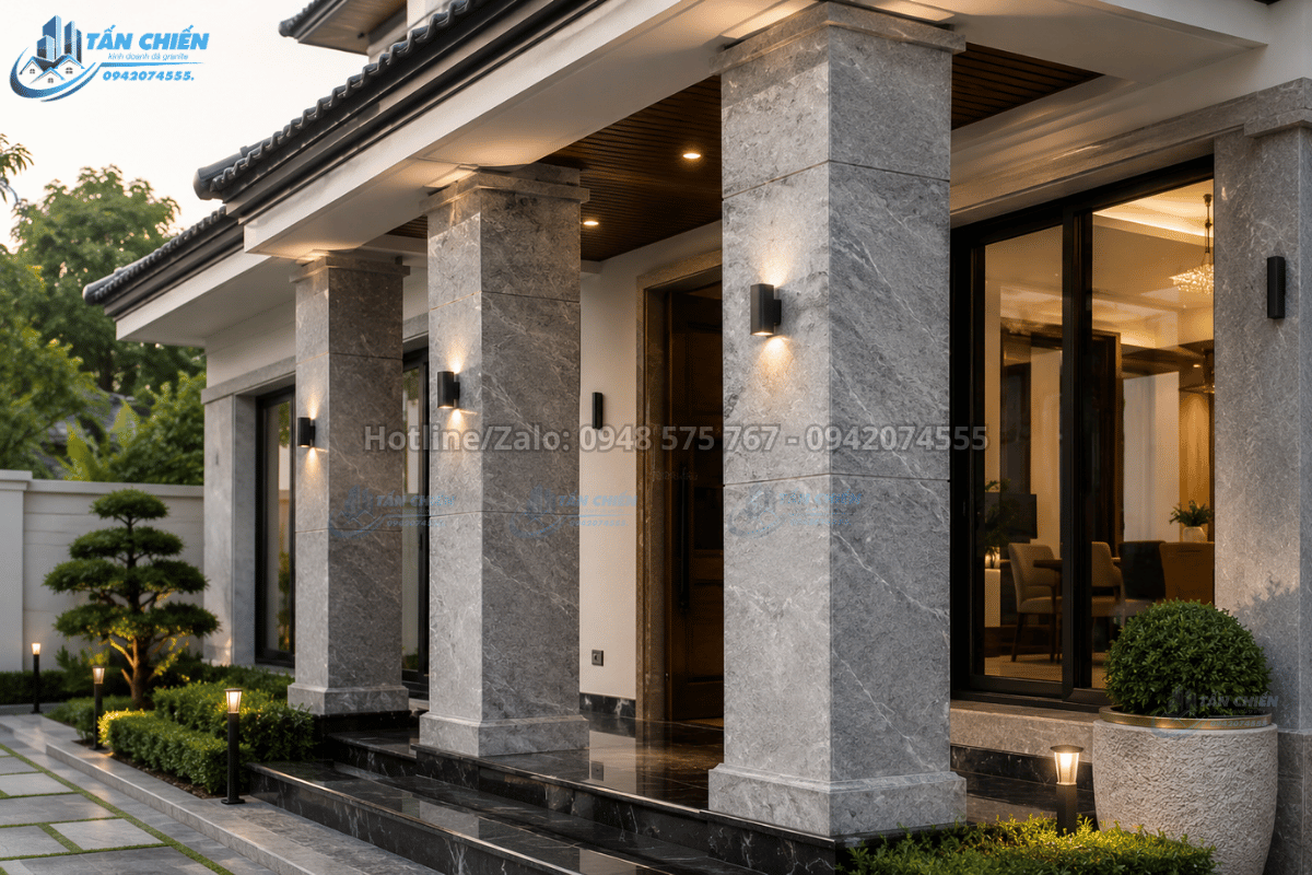 Thi Công Đá Ốp Cột