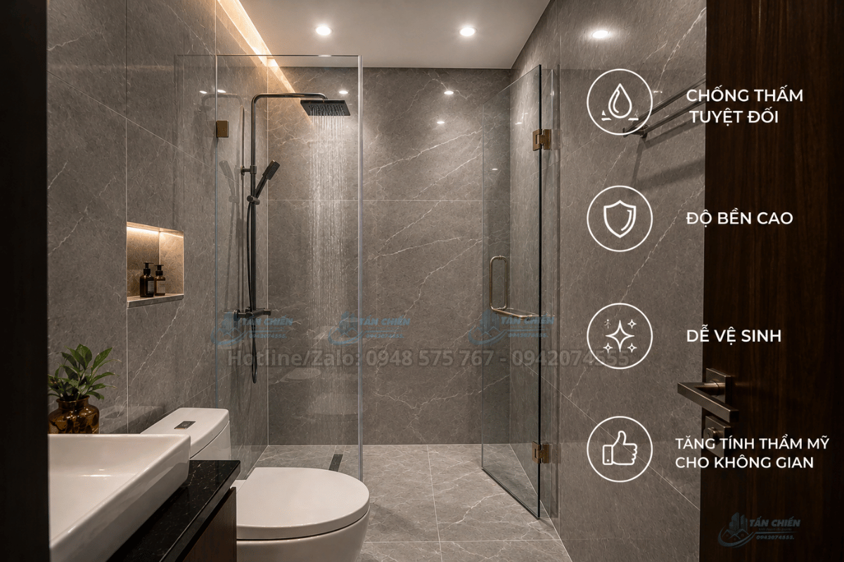 Thi Công Đá Phòng Tắm Đẹp Sang Trọng Chuẩn Xu Hướng Mới Nhất