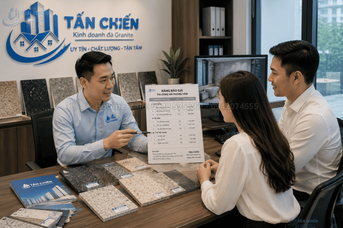 Thi Công Đá Phòng Tắm Đẹp Sang Trọng Chuẩn Xu Hướng Mới Nhất