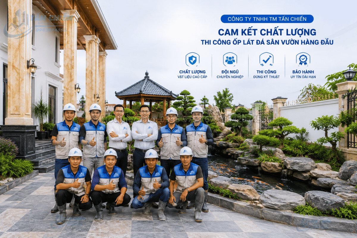 Thi Công Ốp Lát Đá Sân Vườn Trọn Gói Tư Vấn Thiết Kế Và Lắp Đặt