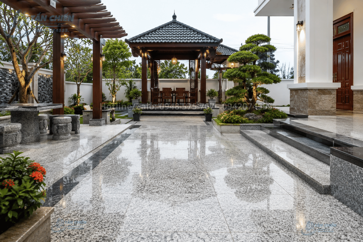 Thi Công Ốp Lát Đá Sân Vườn Trọn Gói Tư Vấn Thiết Kế Và Lắp Đặt