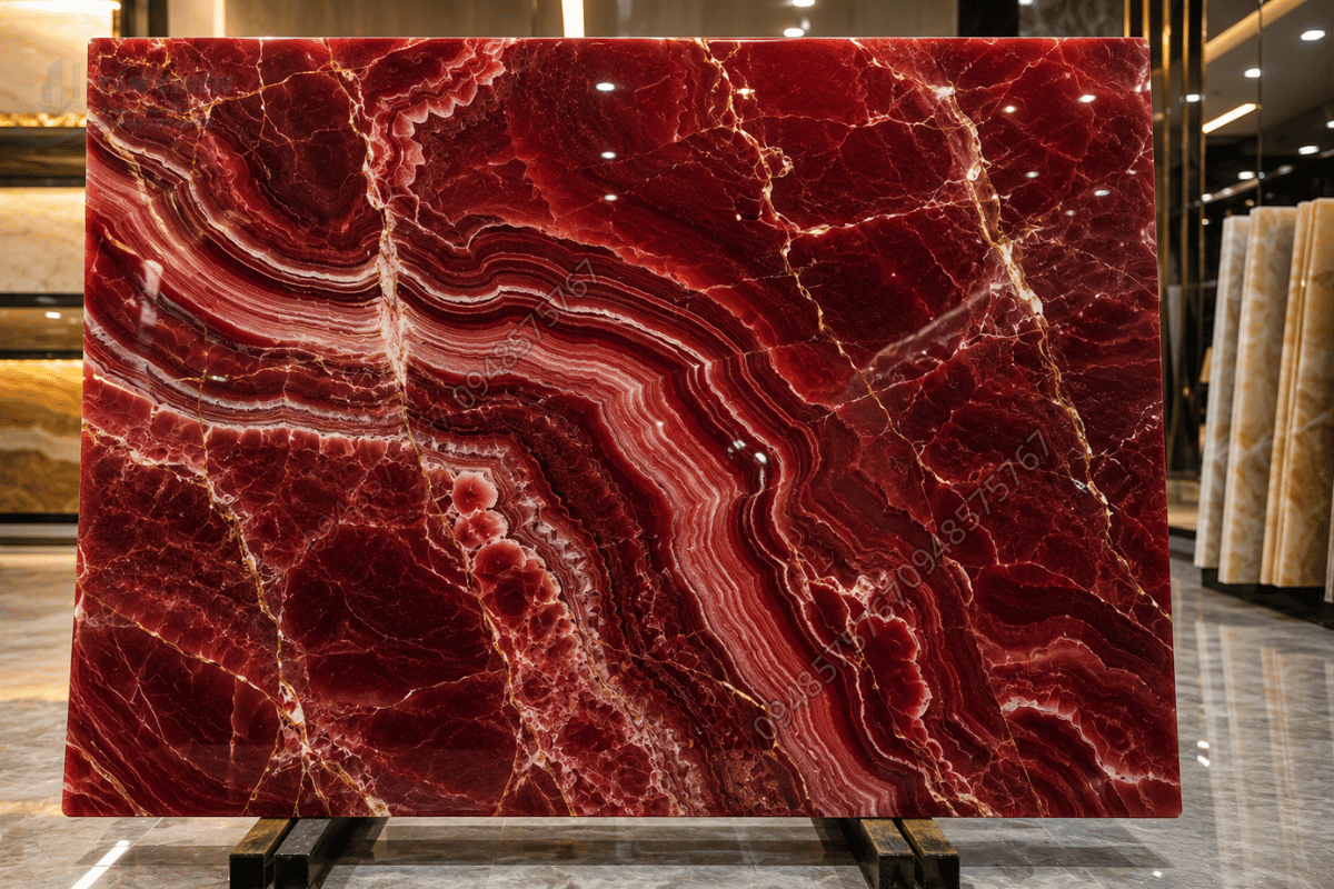 da-onyx-do-ruou-vang Mẫu Đá Onyx Đỏ Rượu Vang