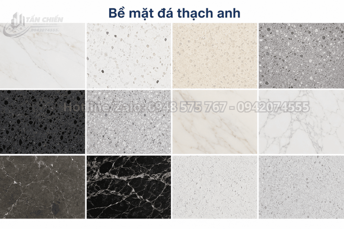 Bề mặt đá thạch anh chống trầy xước khi sử dụng làm bàn bếp