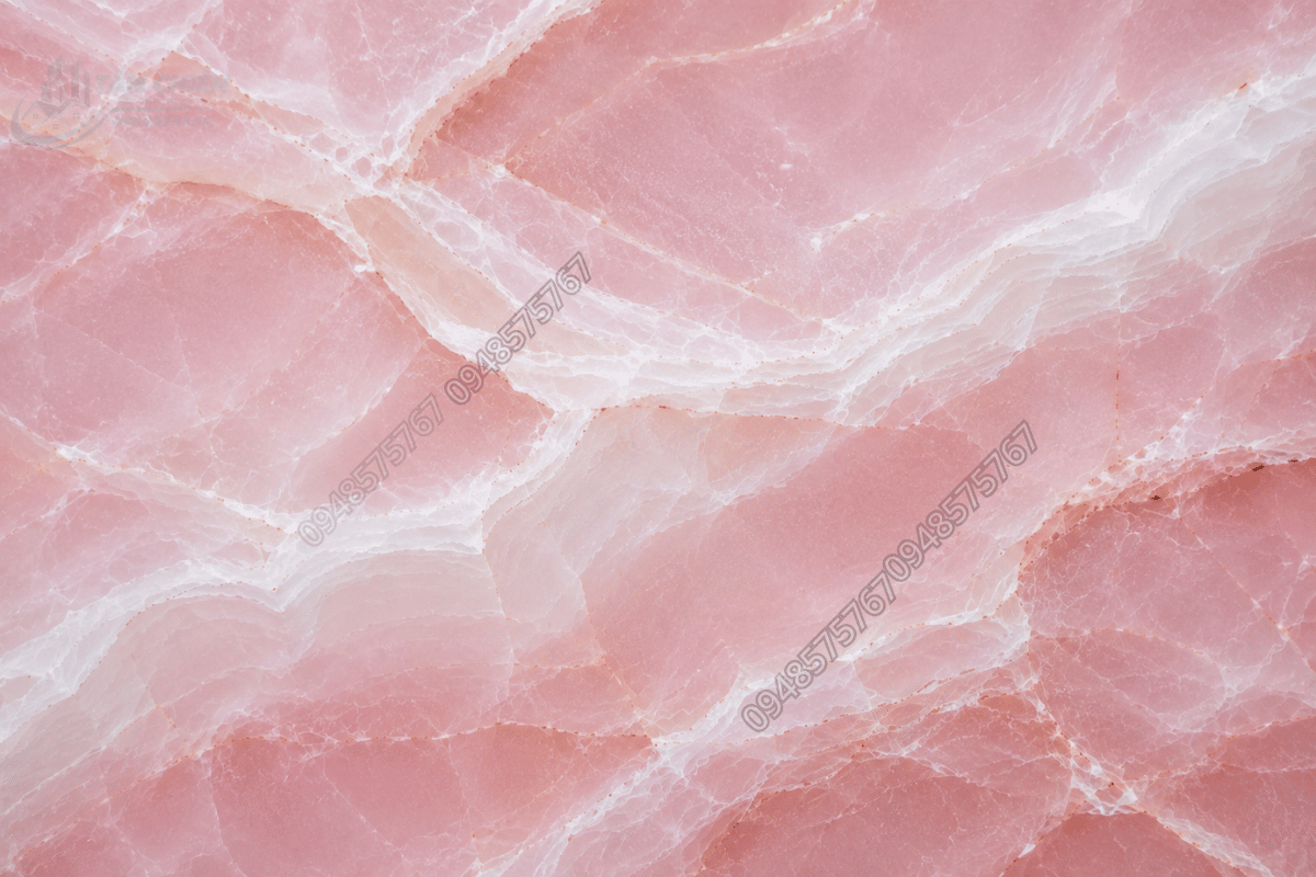 Mẫu Đá Onyx Hồng Pastel