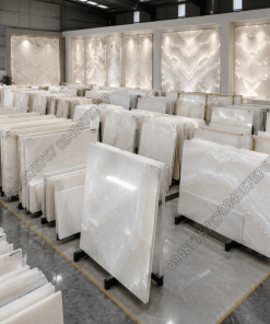 Kho Mẫu Đá Onyx Trắng nhiều kích thước luôn có sẵn