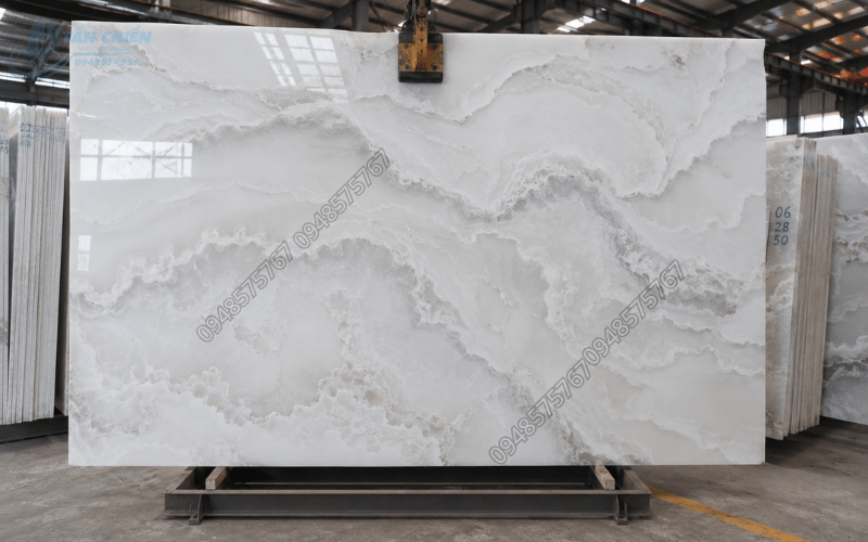 Mẫu Đá Onyx Trắng