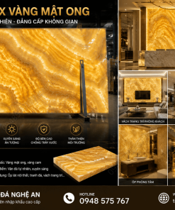 Mẫu Đá Onyx Vàng Mật Ong
