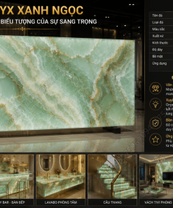 Mẫu Đá Onyx Xanh Ngọc 