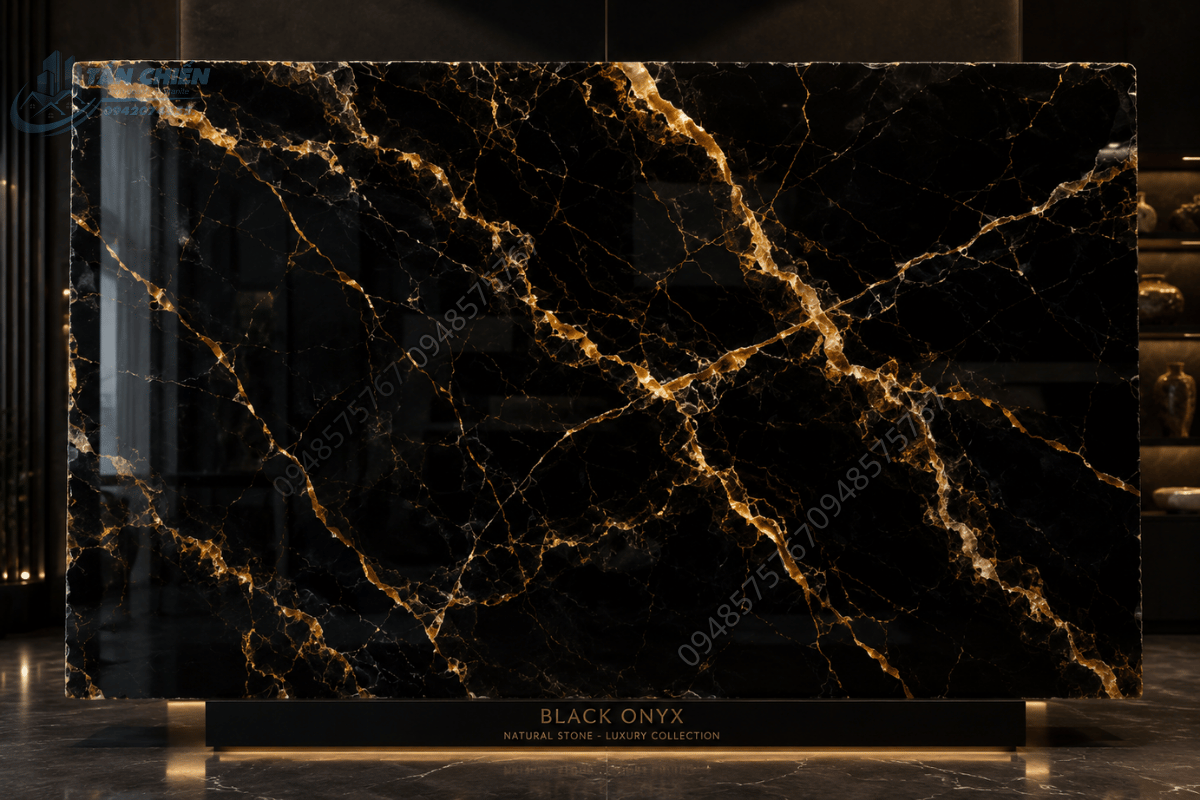 Mẫu Đá Onyx Đen