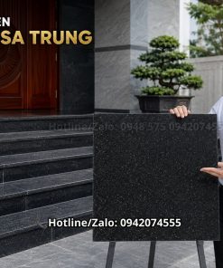 Các loại đá tam cấp đen Kim Sa hạt lớn và hạt nhỏ