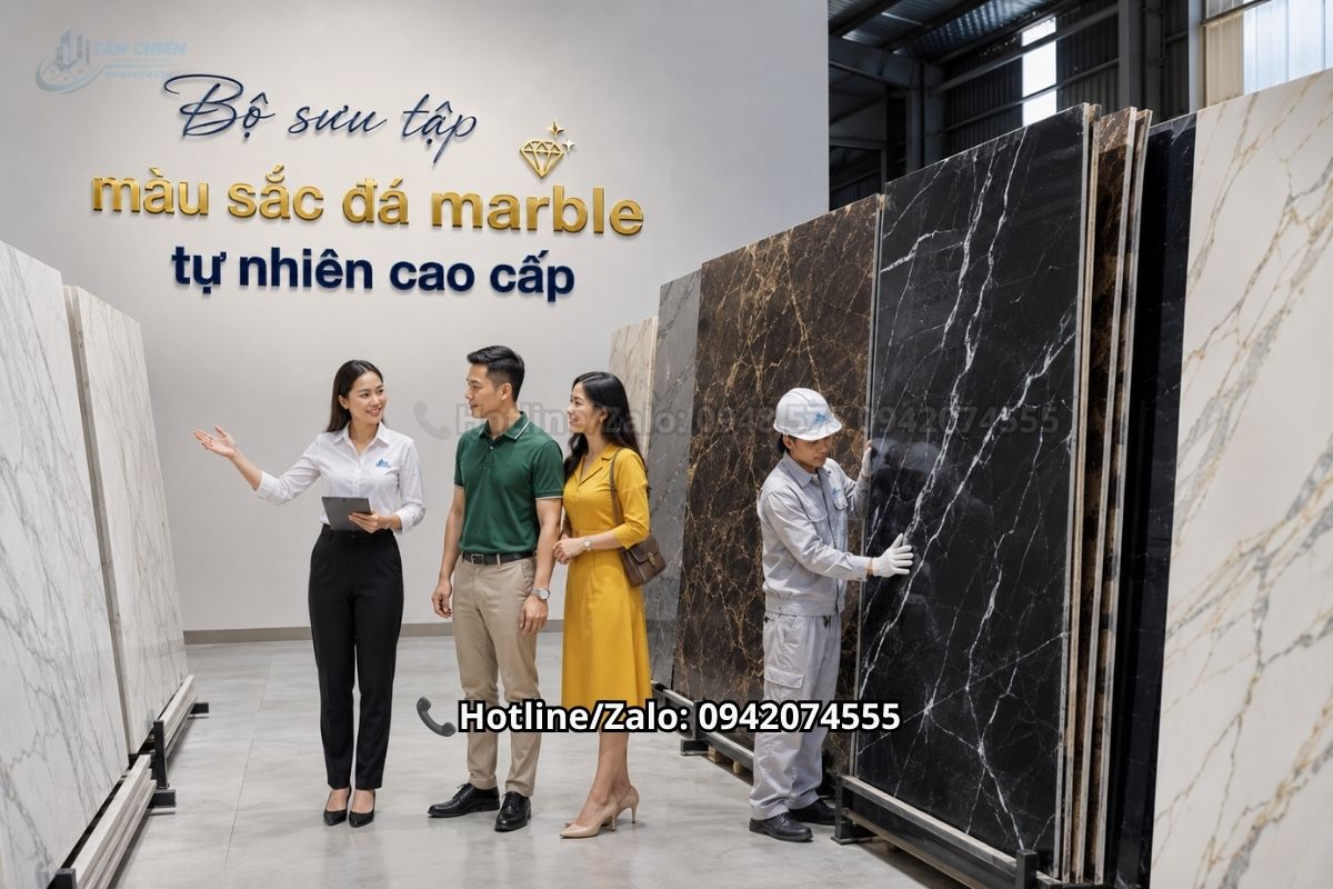 Bộ sưu tập màu sắc đá marble tự nhiên cao cấp