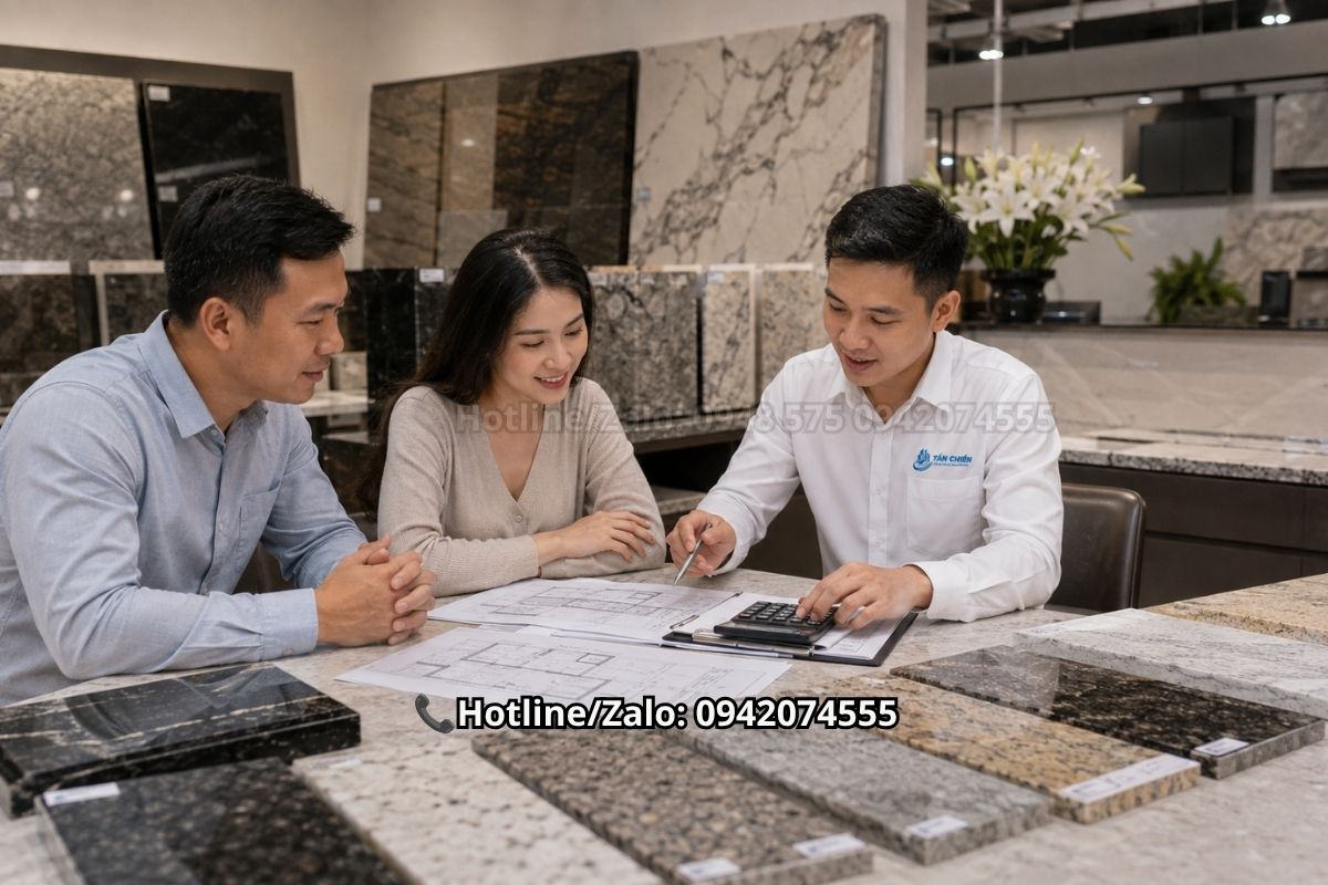 Yếu tố ảnh hưởng đến giá đá granite bàn bếp