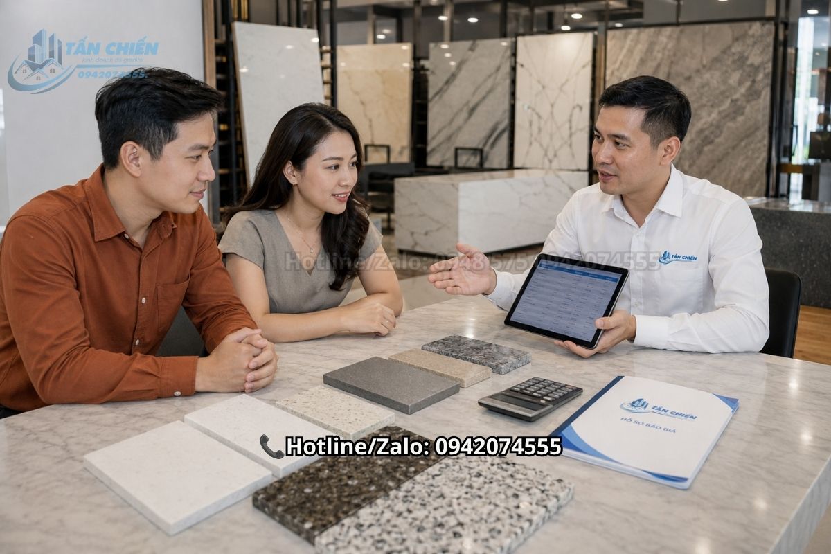 Giá đá thạch anh và đá granite hiện nay