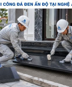 Báo giá đá đen Ấn Độ ốp tam cấp theo kích thước