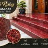 Đá đỏ Ruby ốp bậc tam cấp