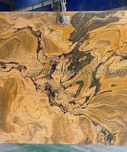 Đá Granite Fusion Gold  màu vàng đen