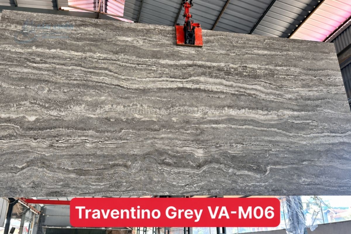 Đá nung kết Travertino Grey VA-M06