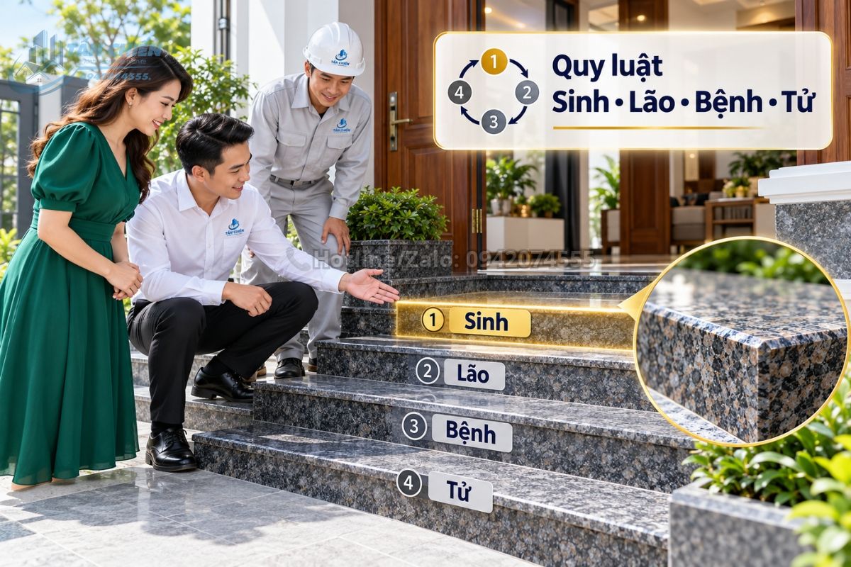 Tính bậc tam cấp theo quy luật Sinh Lão Bệnh Tử